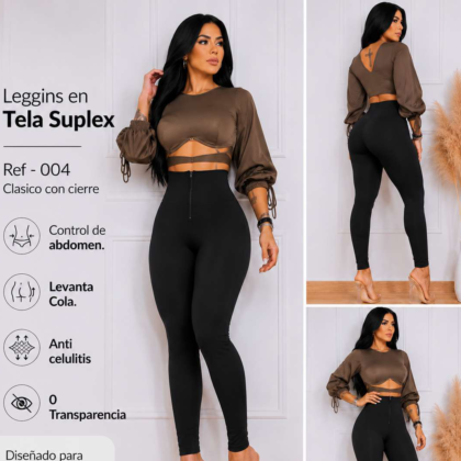 Leggins sencillo de Cierre - Ref 004