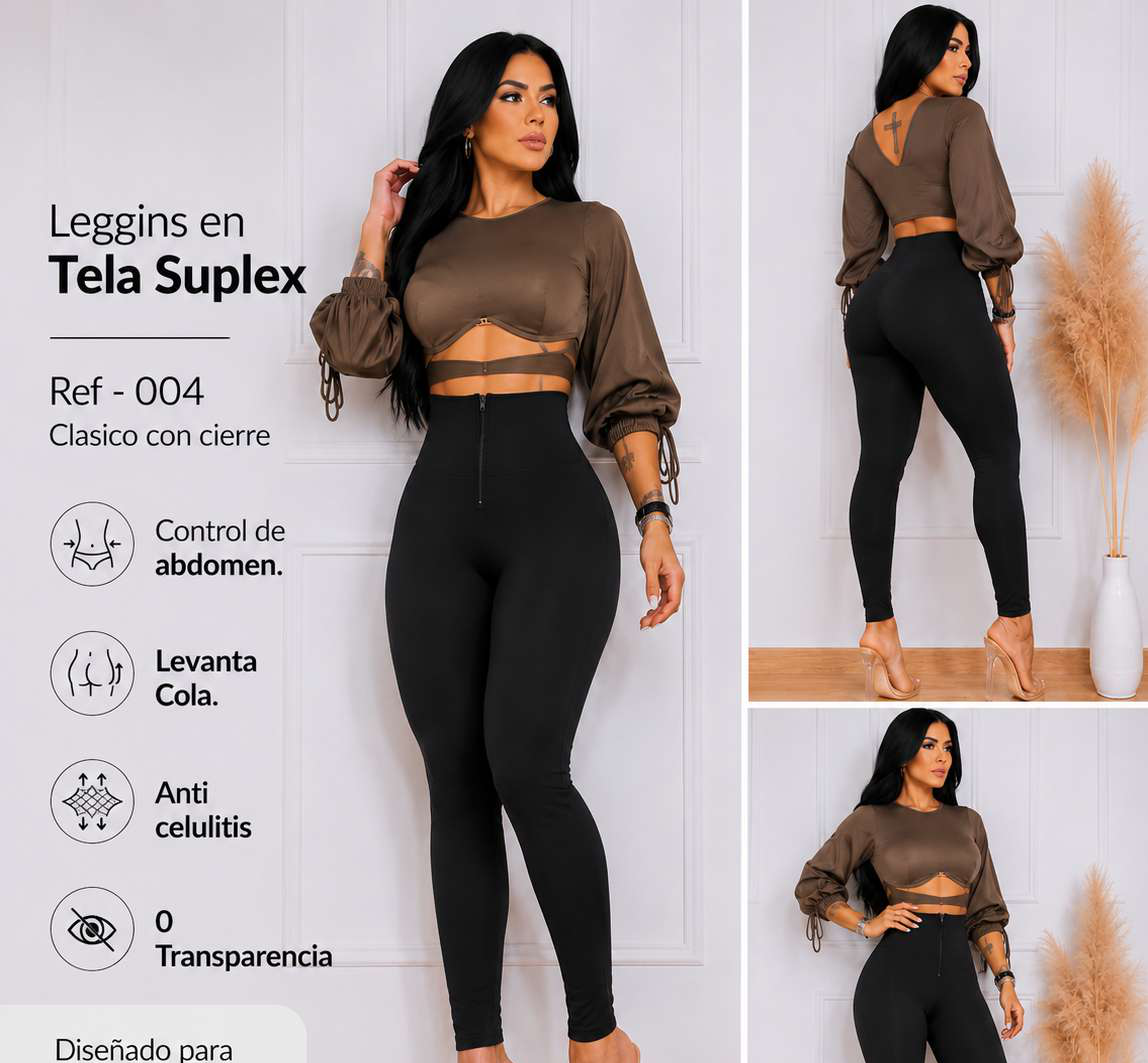 Leggins sencillo de Cierre - Ref 004