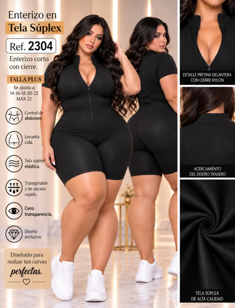 Enterizo Corte - Ref 2304 Talla Plus