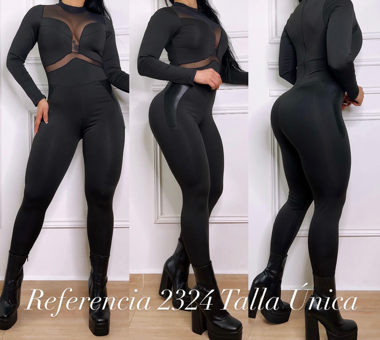 Enterizo en suplex con corte V - Ref 2324