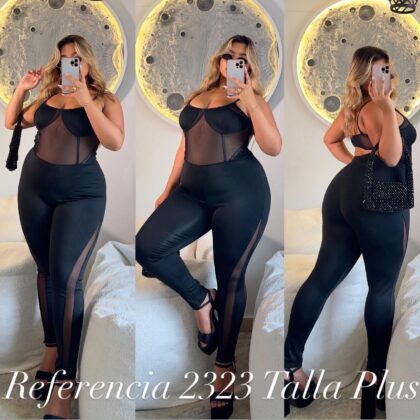 Enterizo de malla - Ref 2323 talla plus