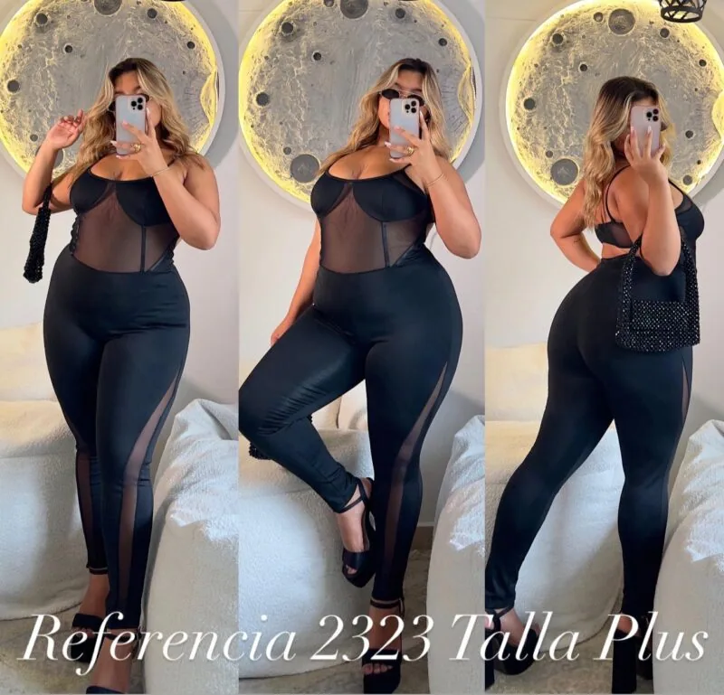 Enterizo de malla - Ref 2323 talla plus