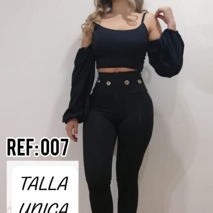 Leggins de cuatros ojales - Ref 007