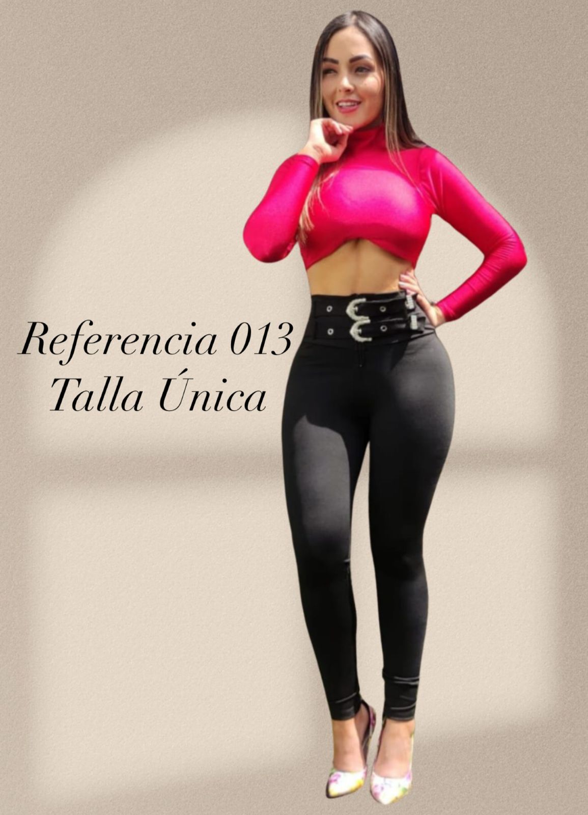 Leggins de doble hebillas - Ref 013