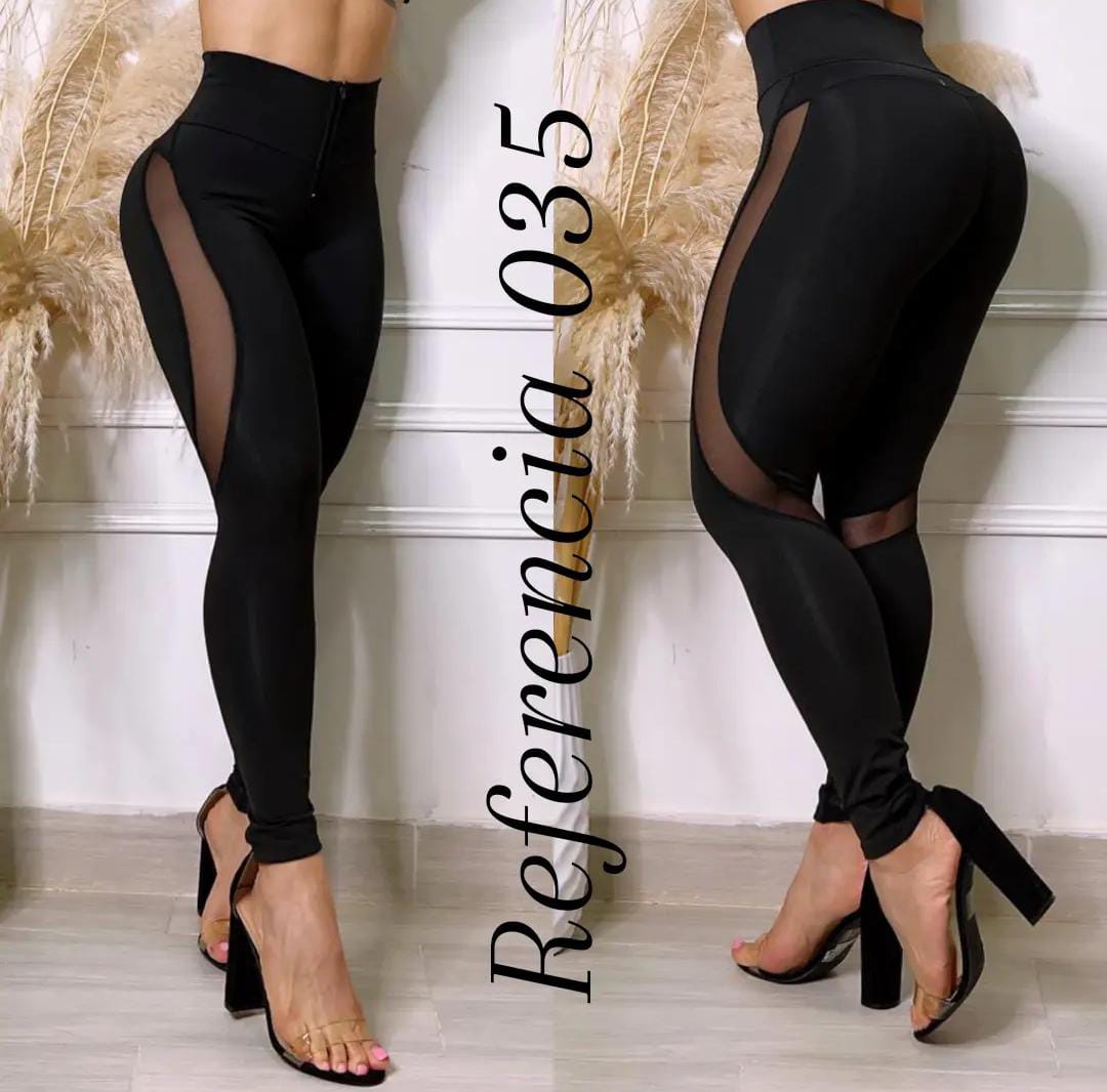 Leggins con malla tex - Ref 035