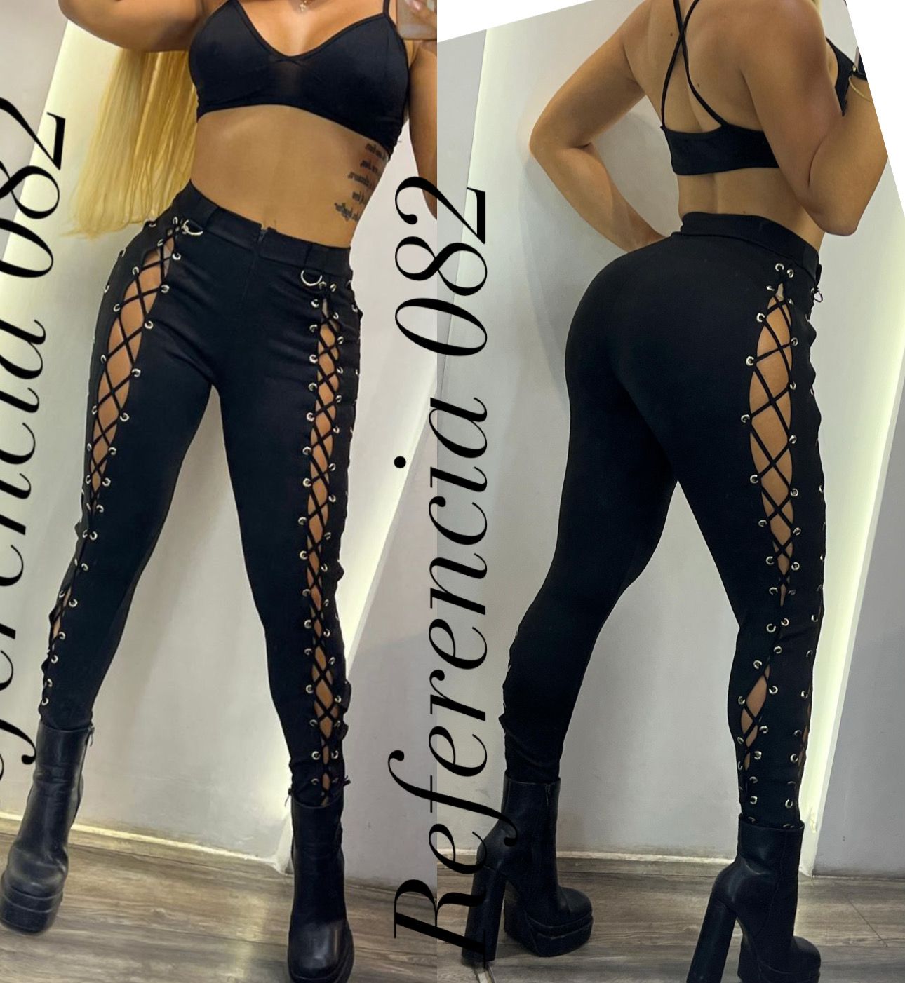 Leggins con multiples ojales - Ref 082