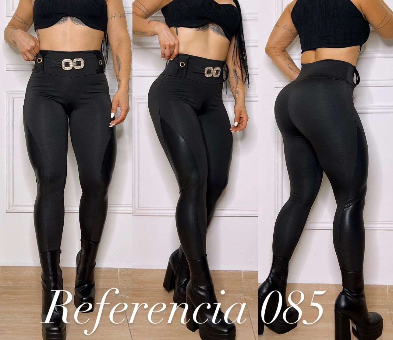 Leggins con hebilla de pedreria - Ref 085