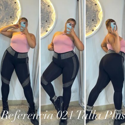 Leggins con pedreria - Ref 021 Talla Plus