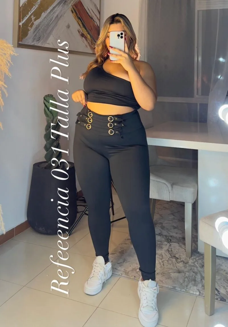 Leggins de 6 hebillas - Ref 031 Talla Plus