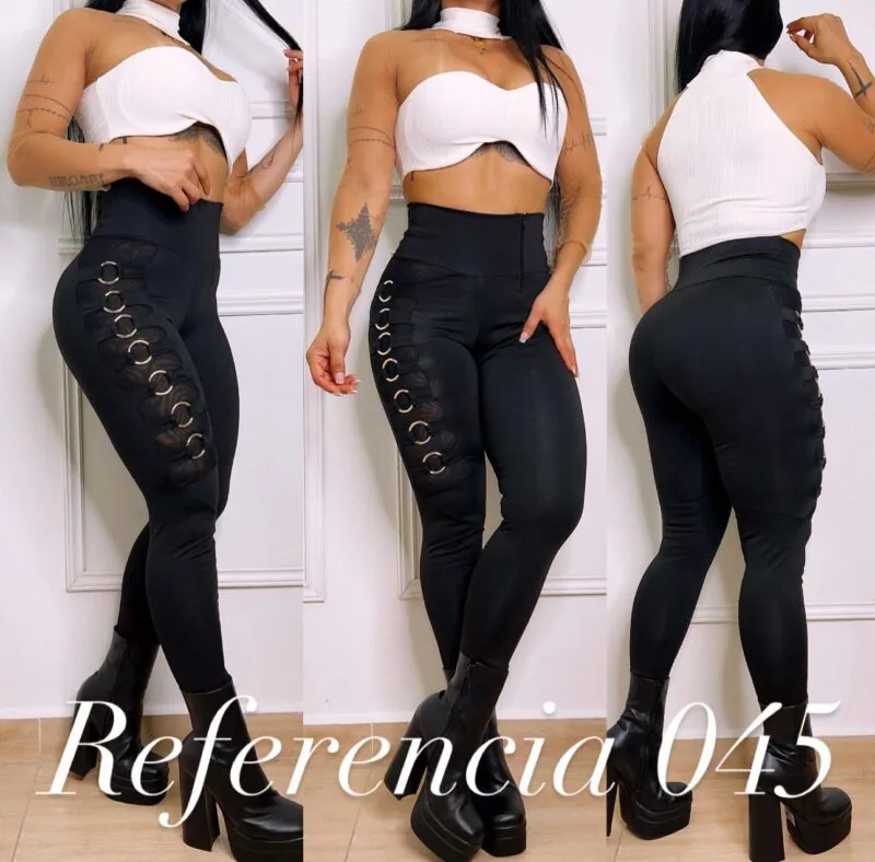 Leggins con Argollas y Mallas - Ref 045