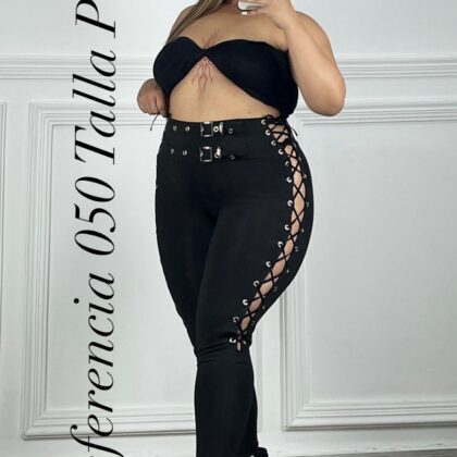 Leggins con abertura de hebillas - Ref 050 Talla Plus