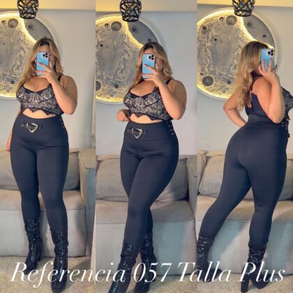 Leggins clasico de hebilla - Ref 057 Talla Plus