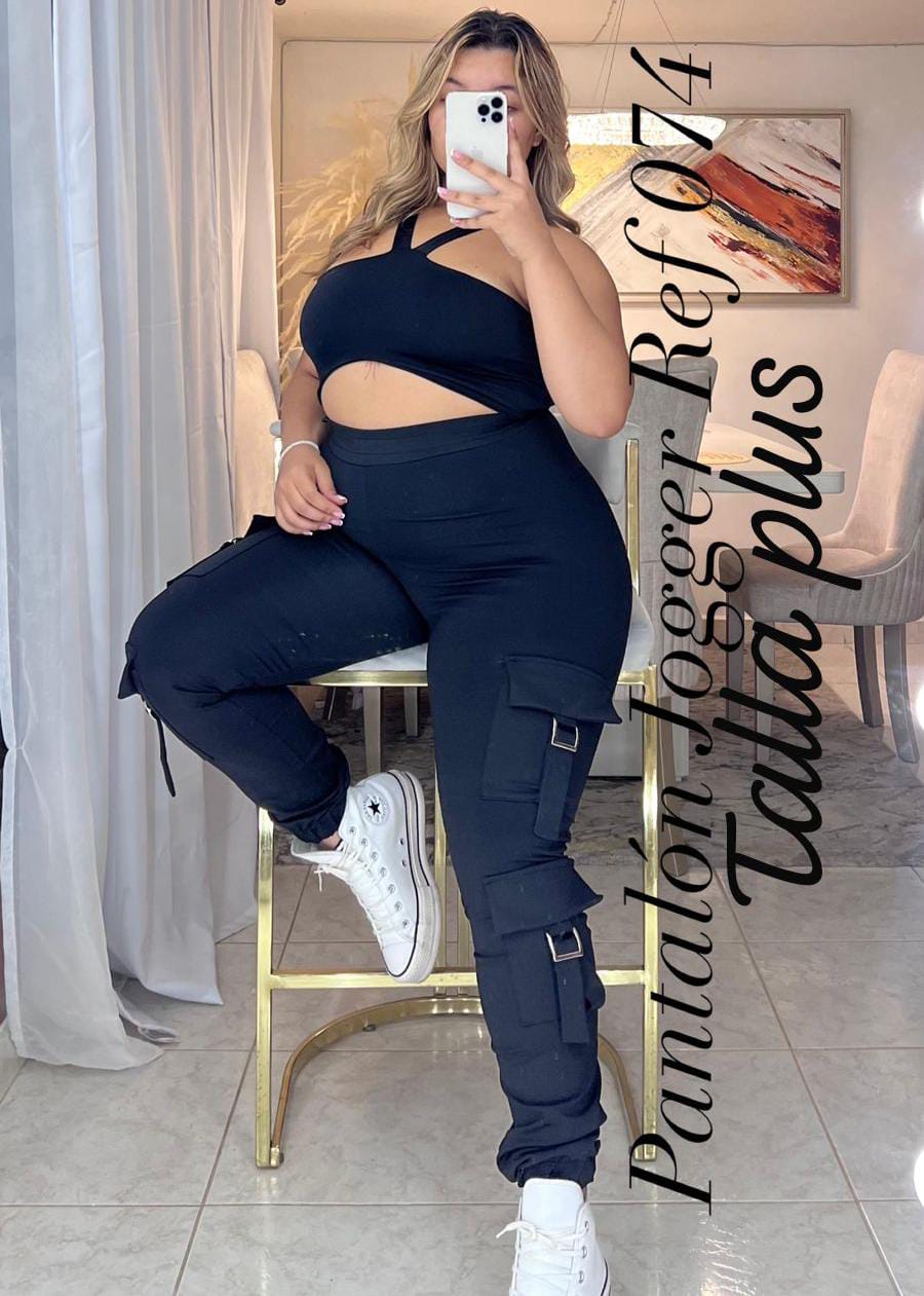 Pantalon tipo cargo - Ref 074 Talla plus