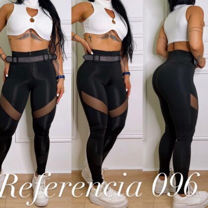 Leggins de hebillas forradas y pedrería - Ref. 096