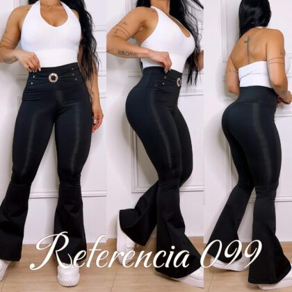 Leggins de bota campana con hebilla - Ref 099 Talla Unica
