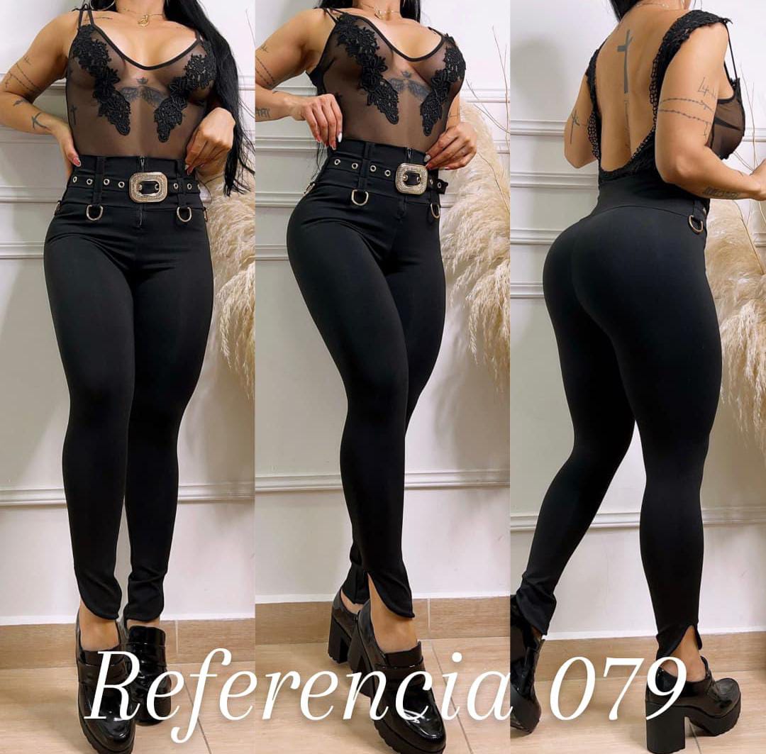 Leggins de Hebilla de pedreria y argollas - Ref 079