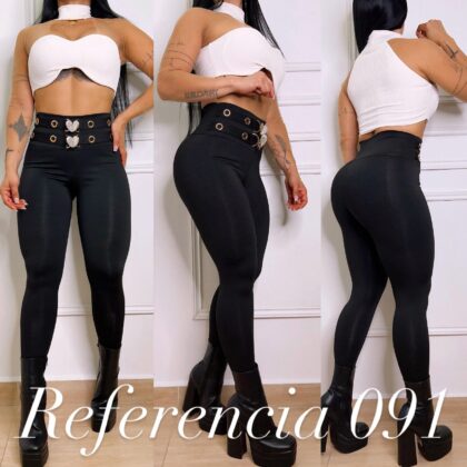 Leggins hebillas de corazones - Ref 091 Talla Unica