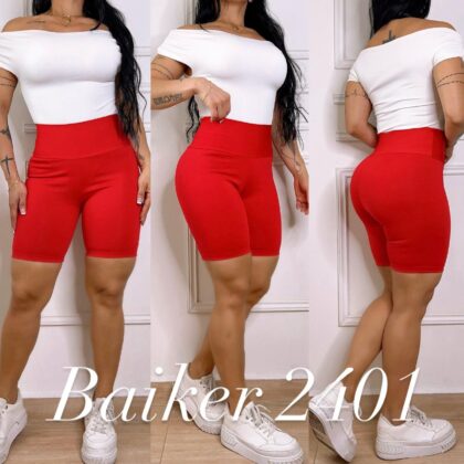 Baiker en tela suplex color rojo - Ref 2401 Talla unica