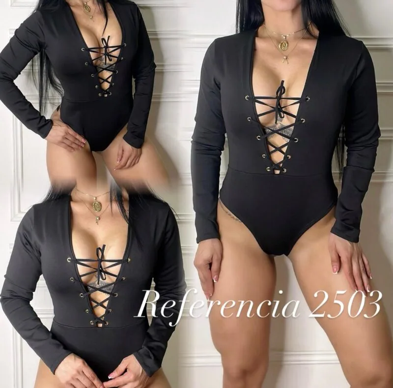 Bodys de trenzados con control de abdomen - Ref 2503 Talla Unica