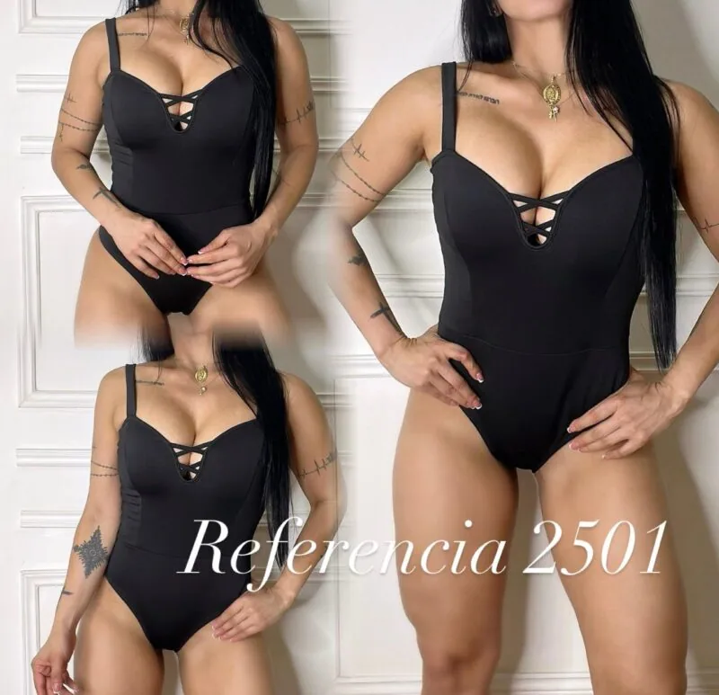 Bodys de tiras con control de abdomen - Ref 2501 Talla Unica