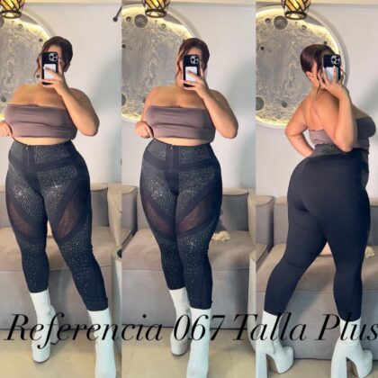 Leggins de pedreria - Ref 067 Talla Plus