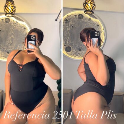 Bodys de tiras con control de abdomen - Ref 2501 Talla Plus