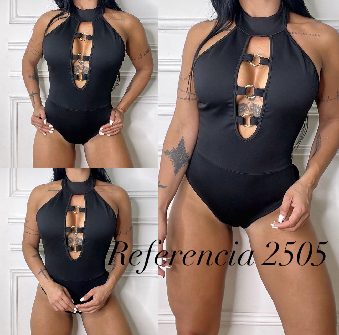 Bodys de argollas con control de abdomen - Ref 2505 Talla Unica