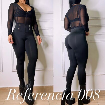 Leggin de ojales pleatados– Ref 008 Talla Unica