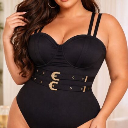 Bodys de hebillas con control de abdomen – Ref 2508 Talla Plus